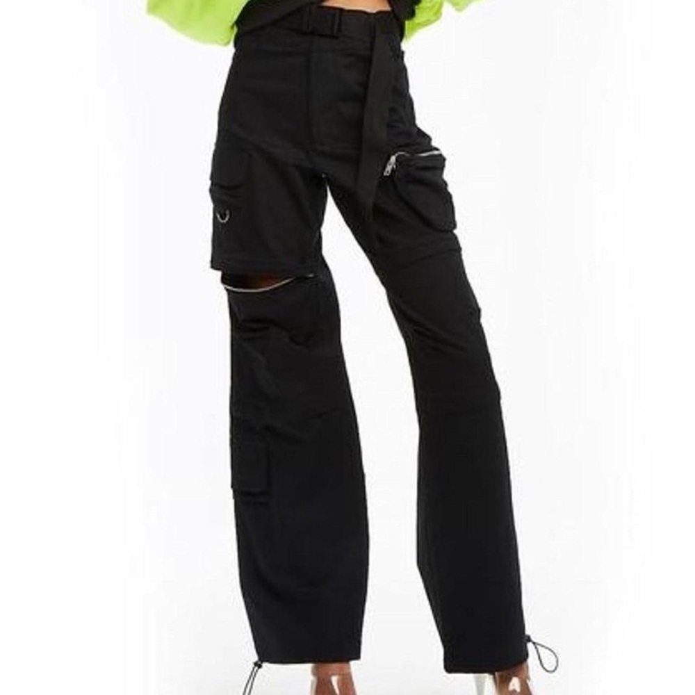 I.AM.GIA Black Zippered Pants